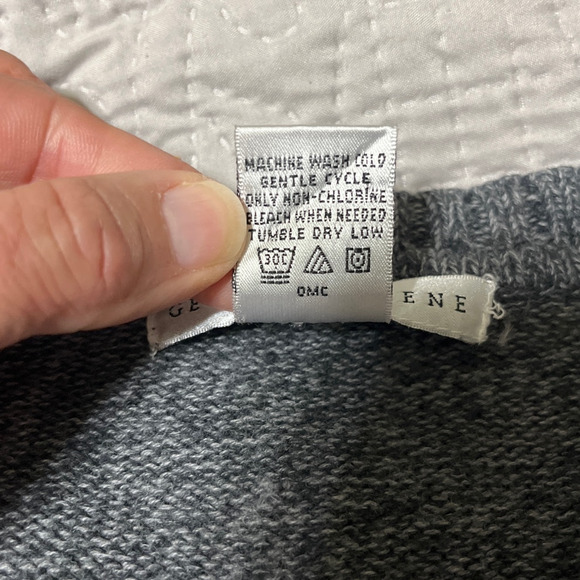 Geoffrey Bean Vintage 90s Pullover Sweater XL Colorblock Cable Knit Grandpa - Picture 4 of 10